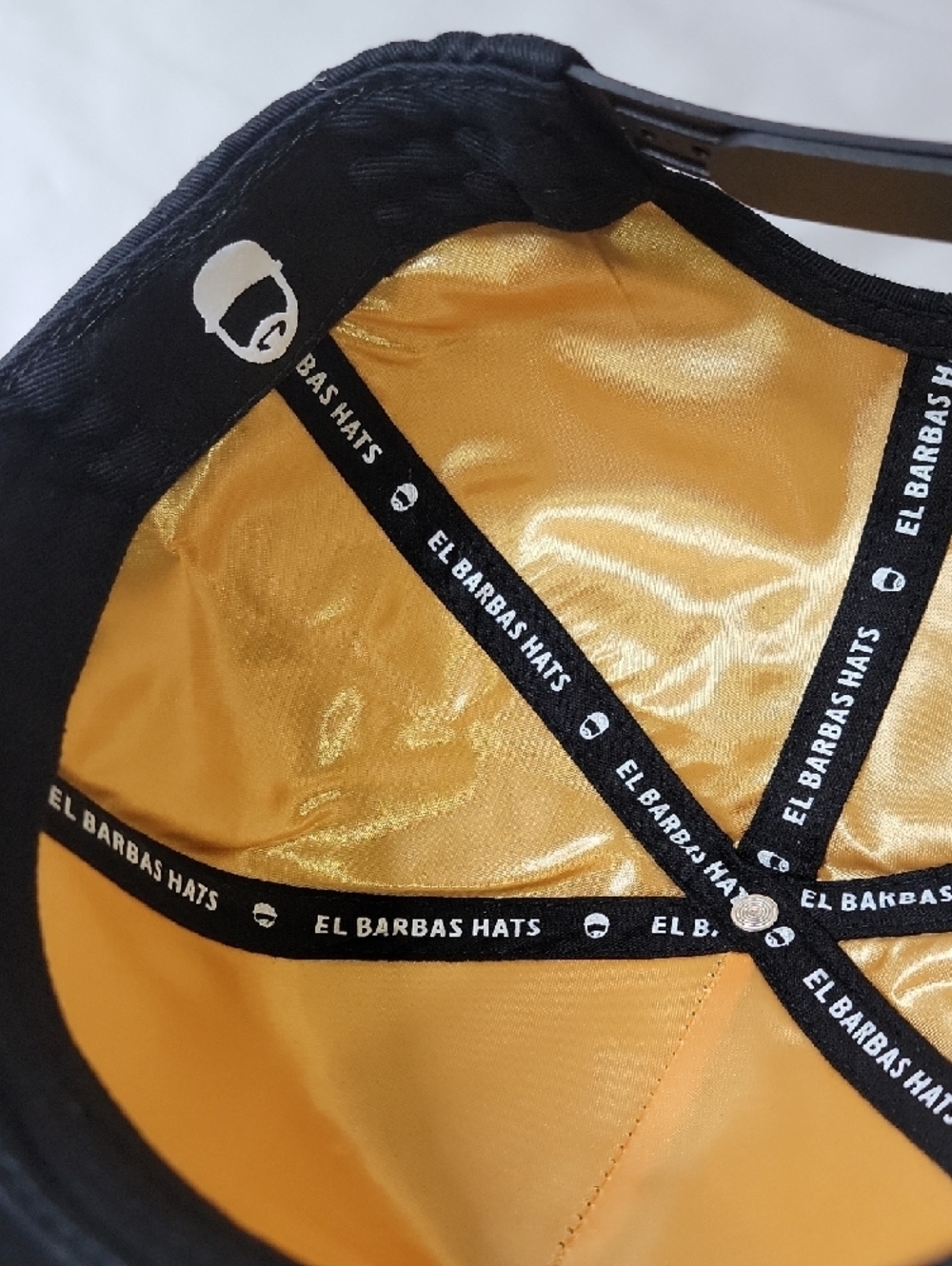 Barbus B Chrome Gold Crosses Snapback Cap - Picture 5 of 6